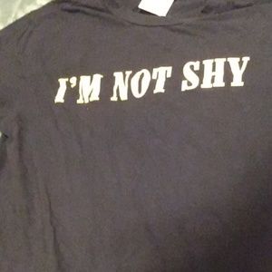 Crop top dark blue and yellow